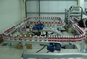 Içecek eğri slat bant konveyör - Product Image 5