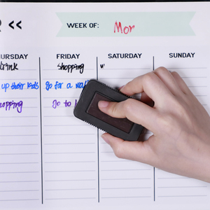 Planificateur mensuel/<span class=keywords><strong>hebdomadaire</strong></span> effaçable à sec, tableau blanc magnétique, calendrier magnétique pour réfrigérateur, offre spéciale - Product Image 5