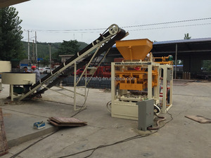 Shandong QT4-24B semi automática máquina de bloques de enclavamiento manual de <span class=keywords><strong>manuel</strong></span> cabro máquina de bloques para la venta - Product Image 6