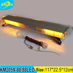 شريط إضاءة تحذير للطوارئ <span class=keywords><strong>LED</strong></span>/47 "لإنشاءات السيارة واضحة الإسكان العنبر أضواء المرور القوية - Product Image 2