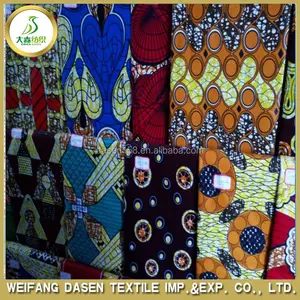 good fastness wholesale african wax fabric with many designs