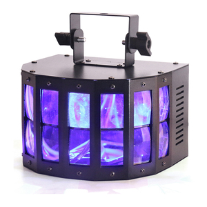 Luce della fase del LED RGBW 4in1 HA CONDOTTO effetto di pro dj double derby di luce per la Notte Del Partito Della Discoteca Club sistema di illuminazione - Product Image 1