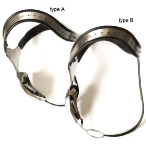 Dispositivo de sujeción de pene con cerradura para hombre, ANILLO DE CASTIDAD masculina, cinturón de toyastity de acero inoxidable tipo T, Master Slav - Product Image 4