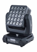 Hochwertige 25 Stück*12W 4-in-1 RGBW LED-Matrix DMX512 Moving Head Pro Bühnenlicht