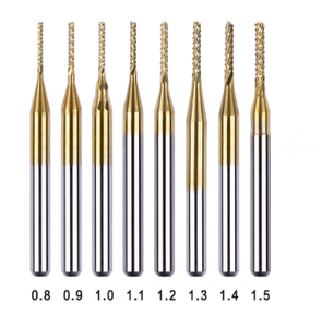 Weix yüksek kalite HRC 50 karbür Tungsten mısır kesici kesme ağaç İşleme freze <span class=keywords><strong>CNC</strong></span> freze uçları oyma makinesi için - Product Image 2