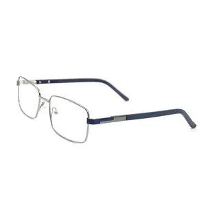 2021 tops square shape metal optical frames eyeglasses frames for men