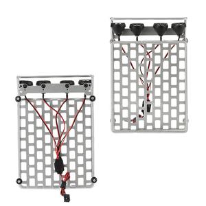 1/10 RC4WD D90 Car RC OFF-ROAD BRUSH bagaglio vassoio bianco Crazy Led Light Bar - Product Image 3