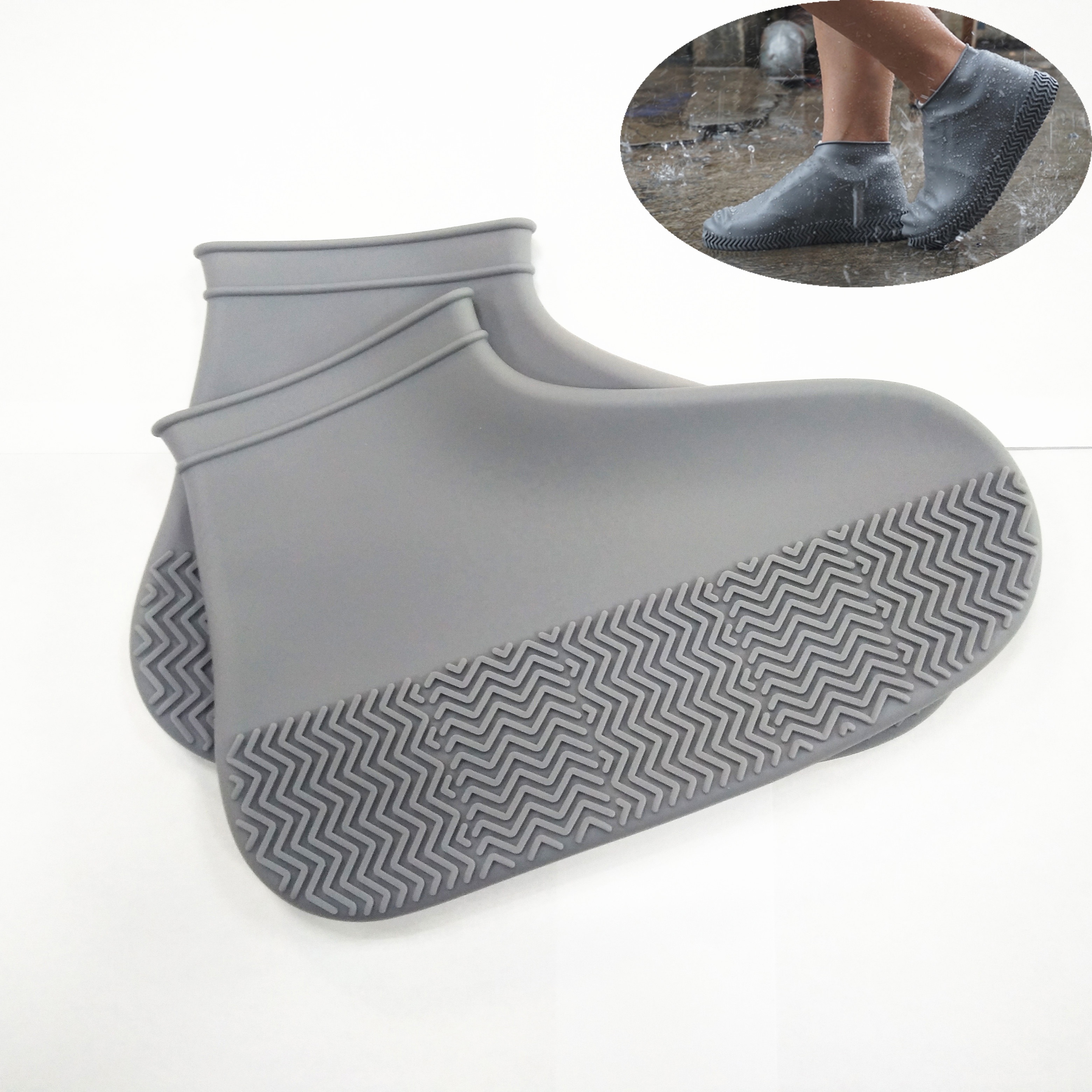 Лидер продаж 2019, силиконовые водонепроницаемые защитные сапоги/дождевик для обуви для улицы, нескользящий многоразовый силиконовый чехол для обуви