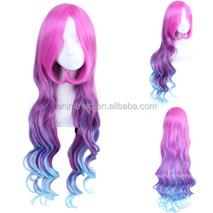 Perruque LOL en gros pour <span class=keywords><strong>cosplay</strong></span>, 80 cm de long, vague, League of Legends <span class=keywords><strong>Miss</strong></span> Fortune, perruque synthétique pour <span class=keywords><strong>cosplay</strong></span>, cheveux résistants à la chaleur, perruque d'anime - Product Image 2