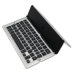 Universal Portable Foldable Wireless Bluetooth Keyboard for IOS Android Windows Smartphone Tablet Black