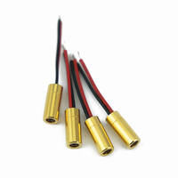 Nuevo Módulo de Corte Láser Mini de Vidrio Elite, 1-200mw, 650nm, Diodo, Punteros de Punto Rojo, con Alta Seguridad, Opciones de Voltaje de 3.0V-24V