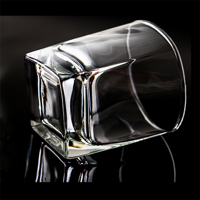 Wholesale Custom 6oz small square whisky glass cup