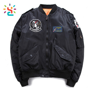 Vestes de course personnalisées brodées, offre spéciale, vêtements de rue de marque, veste de pilote légère MA1, veste de motard pour hommes - Product Image 4
