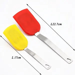 Chịu Nhiệt Không Dính Mini Silicone Nấu Ăn Nhà Bếp Turner Cho Nướng Và Nấu Ăn