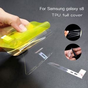 ultra fino cobertura completa escudo <span class=keywords><strong>invisible</strong></span> TPU <span class=keywords><strong>película</strong></span> suave protector de pantalla para Samsung Galaxy S8 y S8 s8 + - Product Image 1