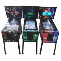 Machine de jeux d'arcade électronique vintage, 2 écrans, 3d, virtuel, pinball, magicien, connexion sans fil, fabriqué à la main, bon marché