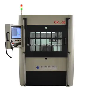 Viertical cnc סגסוגת גלגל מחרטה CKL35 עם מגע מסך