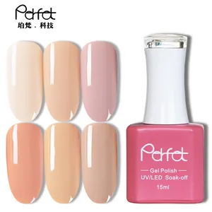 non toxic odourless nude color series nail gel polish china three step gel nail polish for nail art