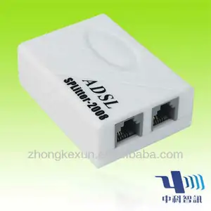 ADSL DSL RJ11 插座调制解调器电缆到电话线/电线转换器连接器