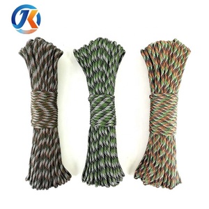 Cuerda de Paracord para Acampar al Aire Libre, 100 Pies, 31 Metros, 4 mm, 550 Libras, Nailon, Poliéster, PP, Grosor de 2 mm a 3 mm, Diámetro de 6 mm, para Supervivencia y Escalada - Product Image 2
