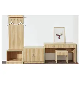 Conjunto de muebles para dormitorio de hotel, moderno, barato, de China, a la venta