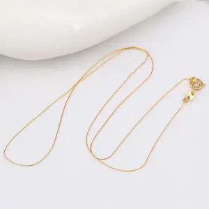 42963 -Xuping jwelleries estilo Simples Corrente de Ouro colar de mulheres