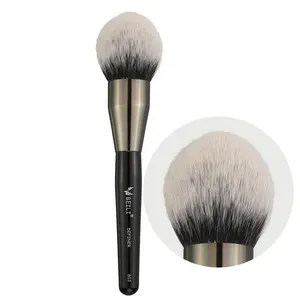 BEILI profesional pieza negra Cosmética Maquillaje pinceles/brochas Fundación de cabra Natural de cabello sintético único maquillaje cepillo #803