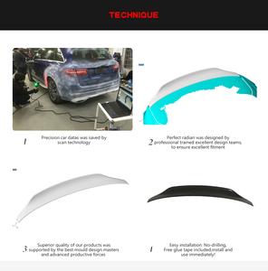 De fibra de carbono F32 trasero, cola de pato de Spoiler para <span class=keywords><strong>BMW</strong></span> F32 <span class=keywords><strong>440i</strong></span> 435i 428i 420i M Sport <span class=keywords><strong>Coupe</strong></span> 14-19 - Product Image 6