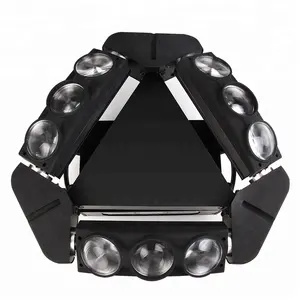 Baisun 品牌 Triangle Spider Light 10 W 9 pcs RGBW DJ Disco Equipment LED 摇头灯