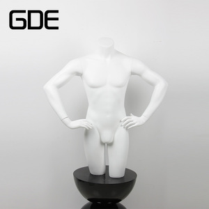 La mitad del cuerpo de los hombres muñeca maniquí de fibra de vidrio de <span class=keywords><strong>hombre</strong></span> maniquí <span class=keywords><strong>torso</strong></span> - Product Image 4