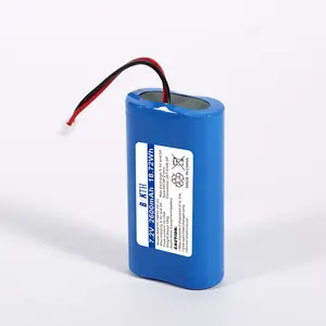 Rechargeable 7.2v 2600mah li-ion 18650 high rate lithium ion battery pack for flashlight