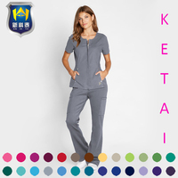 Uniforme de gommage 2 pièces, tunique, vêtements de travail pour infirmière, uniforme de Salon de beauté
