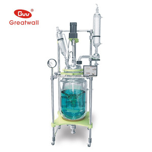 Modelos completos con camisa de vidrio forrado reactor con certificado ISO <span class=keywords><strong>1L</strong></span> / / 2L / 3L 5L / 10L / 20L / 50L / 100L - Product Image 2