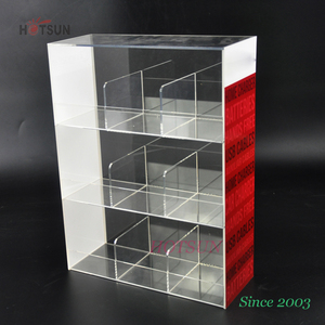 Màn Hình Phụ Kiện Cho Điện Thoại Di Động 3 Tầng, Giá Trưng Bày Phụ Kiện Cho Điện Thoại Di Động Bằng Acrylic Trong Suốt - Product Image 1