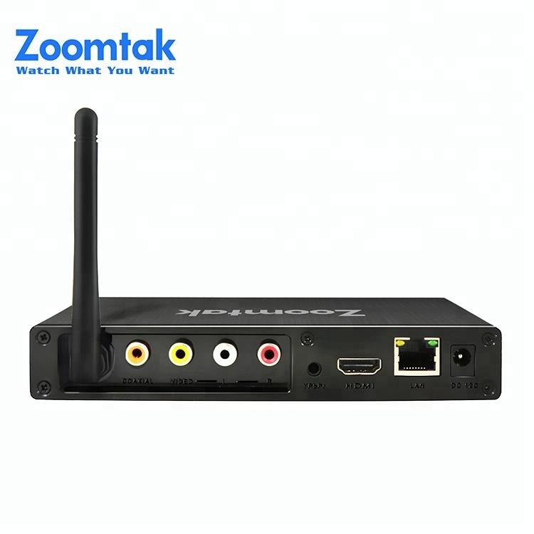 OEM Android quad core TV Box Zoomtak Amlogic S905x internet tv box android media player mini pc arapça iptv set top box