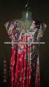 Chemise de nuit d'hiver pour femmes et filles 100% coton flanelle imprimée grande taille Adt vêtements de nuit - Product Image 2