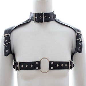 Maschile Sex Toy cintura in pelle Bondage Slave imbracatura per le spalle pettorali abbigliamento Fetish per gli uomini Gay pettinature pettorali cinture per le spalle - Product Image 5