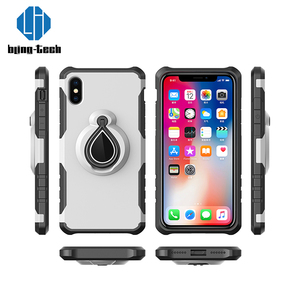 Nouveau design pour iphone cas de couverture de x avec cachée béquille magnétique tpu cas - Product Image 5