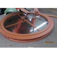Perfil de aluminio estándar australiano Ventana de parrilla redonda Ventana redonda fija a la venta