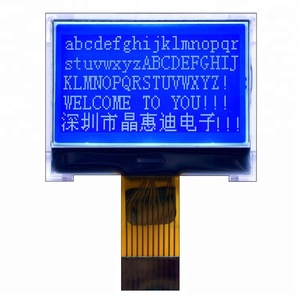 STN <span class=keywords><strong>LCD</strong></span> hiển thị đồ họa Module nhà sản xuất 128x64 <span class=keywords><strong>LCD</strong></span> màu xanh <span class=keywords><strong>LCD</strong></span> hiển thị JHD12864-G516BSW-B - Product Image 1