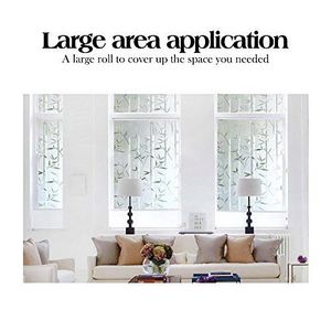 No-colla home decor rimovibile decorativo del PVC pellicola di vetro - Product Image 2