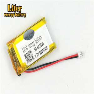 Plug 1.5-2 P 3.7 V 602035 500 mah lipo battery Rechargeable solar li ion polymer lithium battery with PCM - Product Image 3