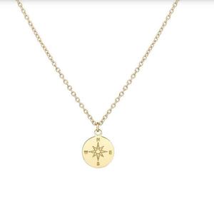 Migliore Adventure Gioielli Wanderlust <span class=keywords><strong>Collana</strong></span> Amicizia <span class=keywords><strong>Oro</strong></span> <span class=keywords><strong>Collana</strong></span> Bussola - Product Image 1