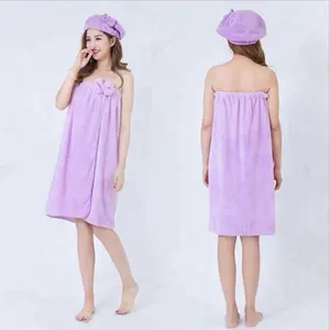 Wholesale Wearable Bath Towel Bathrobes Bath Skirt