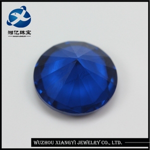 Forma de diamante Corte Redondo <span class=keywords><strong>Azul</strong></span> <span class=keywords><strong>Espinela</strong></span> Laboratorio Creado Diamante suelto - Product Image 4