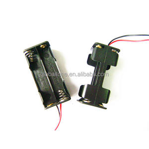 4 x AAA Größe Zelle (UM-4 * 4) Schwarz Kunststoff Batteriehalter Box 3 V Fall Mit Draht blei - Product Image 1