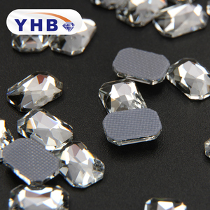 Yhb Hot Koop Rechthoek Glas Fancy Stenen Voor Kledingstuk Accessoires - Product Image 4