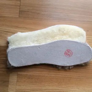 Genuine Australian Wool Boot Insoles Shoe Bottom Keeping Warm Felt Insole