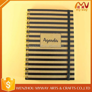 2017 tendances produits jour planificateur, kraft papier cahier vierge - Product Image 4