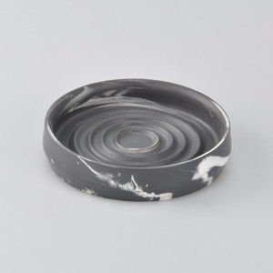 Ensemble d'accessoires de toilette 4 pièces en céramique de couleur grise au design moderne - Product Image 5